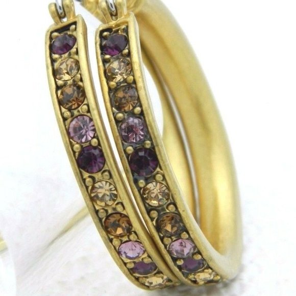 Rosa Flores Jewelry - New Old Stock ROSA FLORES Purple Topaz Earrings